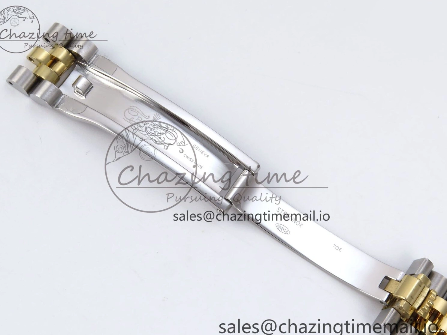 JARF 904L YG Diamonds SS Jubilee Edition Gray 278383RBR Roman 1:1 Best 31 on Steel Bracelet DateJust Dial HZ2236 0502
